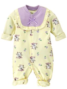 Little Surprise Box - Purple Baby Dragon Full Sleeves Style Romper