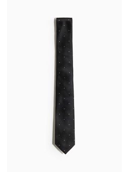 H&M - Men Black Patterned Tie