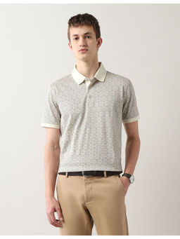 Arrow - Men Geometric Printed Night Is Young Polo T-Shirt