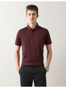 Arrow - Men Pure Cotton Night Is Young Polo T-Shirt