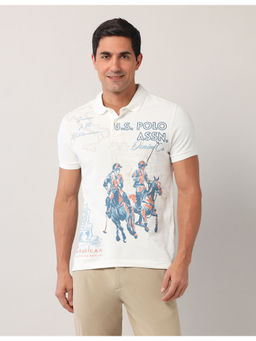 U.S. Polo Assn. Denim Co. - Men Muscle Fit Americana Polo T-Shirt