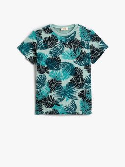 Koton - Boys Lacivert Printed T-shirt
