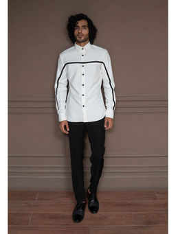 Varun Chakkilam - Arctic Blanc Streak Shirt
