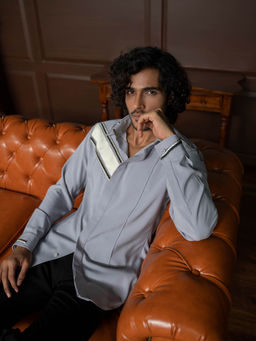 Varun Chakkilam - Visteria Grey Streak Shirt