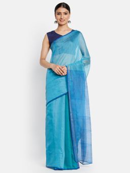 Fabindia - Modal Blend Solid Saree