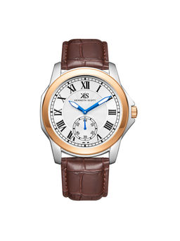 Kenneth Scott - Men White Dial Analog Watch (K24018-Kldw) (M)