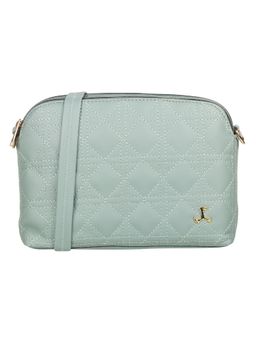 Mochi - Women Patterned Green Zip Top Sling