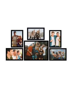 eCraftIndia - Memory Wall Collage Photo Frame - Set of 6 Photo Frames