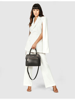 SENNES - Black Opera Handbag with Detachable Strap (M)