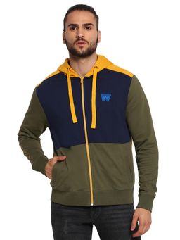 Wrangler - Regular Fit Multicoloured Colorblock Sweatshirt