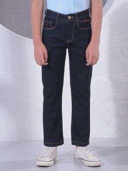CRIMSOUNE CLUB - Boy's Navy Blue Jeans