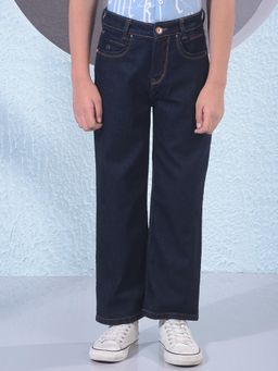 CRIMSOUNE CLUB - Boy's Navy Blue Baggy Jeans