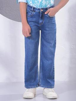 CRIMSOUNE CLUB - Boy's Blue Baggy Jeans