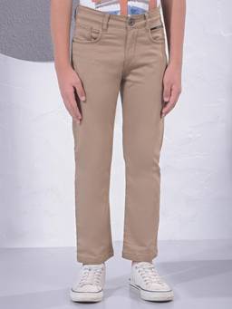 CRIMSOUNE CLUB - Boy's Khaki Jeans