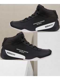 BERSACHE - Men Premium Sports Trending Black Running Shoes