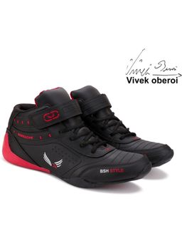BERSACHE - Men Premium Sports Trending Black Running Shoes