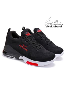 BERSACHE - Men Premium Sports Trending Black Running Shoes