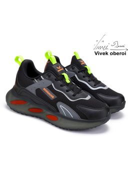 BERSACHE - Men Premium Sports Trending Black Running Shoes
