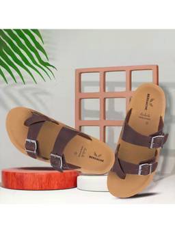 BERSACHE - Extra Soft Classic Casual Sandals for Mens-Brown