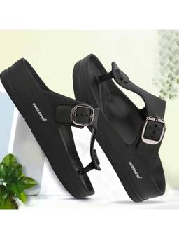 BERSACHE - Extra Soft Classic Casual Sandals for Mens-Black