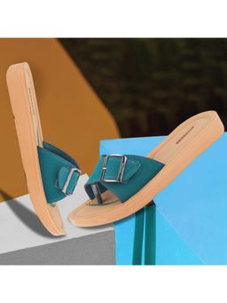 BERSACHE - Extra Soft Classic Casual Teal Flats for Womens
