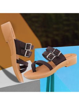 BERSACHE - Extra Soft Classic Casual Brown Sandals for Womens