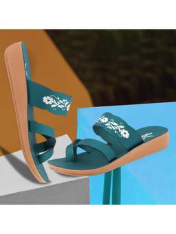 BERSACHE - Extra Soft Classic Casual Green Sandals for Womens