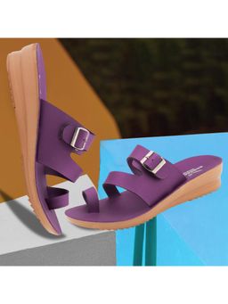BERSACHE - Extra Soft Classic Casual Purple Sandals for Womens