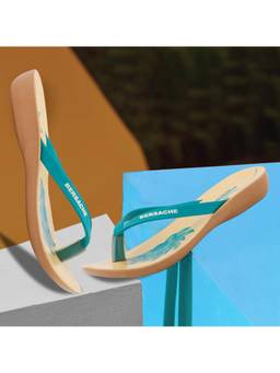 BERSACHE - Extra Soft Classic Casual Green Flipflop for Womens