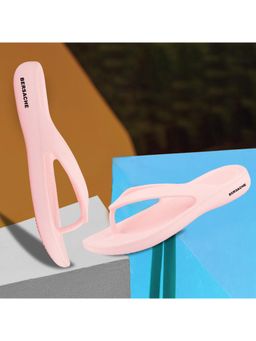 BERSACHE - Extra Soft Classic Casual Pink Flipflop for Womens