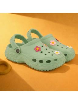 BERSACHE - Extra Soft Classic Casual Green Clogs for Womens