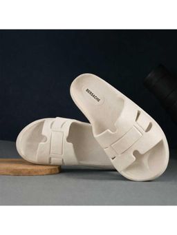 BERSACHE - Extra Soft Classic Casual Beige Sliders for Womens