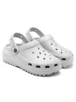 BERSACHE - Women Grey Clogs