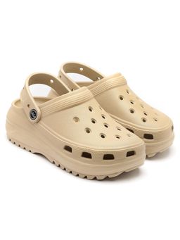 BERSACHE - Women Beige Clogs