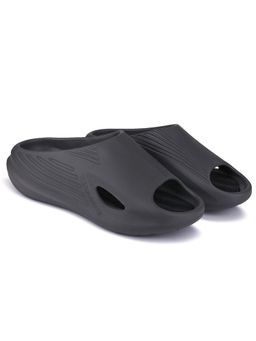 BERSACHE - Men Black Sliders