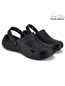 BERSACHE - Men Black Clogs