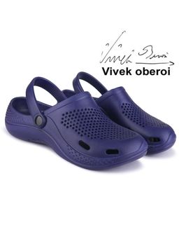 BERSACHE - Men Navy Blue Clogs