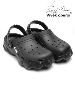 BERSACHE - Men Black Clogs