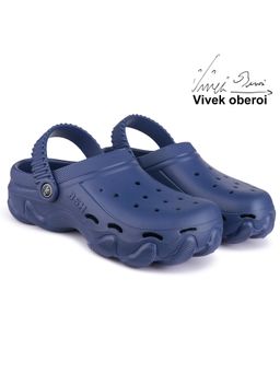BERSACHE - Men Navy Blue Clogs