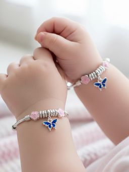 925 SILLER - Blossom Flutter Charm Bracelet (Pack of 2)