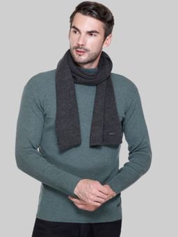 513 - Mens Acrylic Woollen Solid Ribbed Winter Muffler