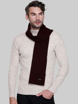 513 - Mens Acrylic Woollen Solid Ribbed Winter Muffler