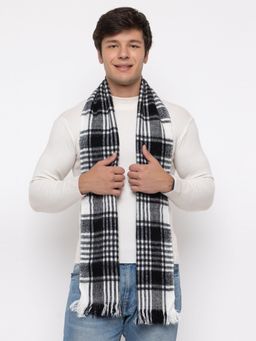 513 - Mens Acrylic Winter Wear Warm Checkered Muffler