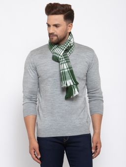 513 - Mens Acrylic Winter Wear Warm Checkered Muffler