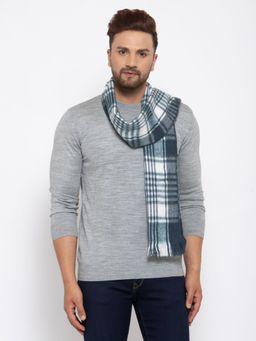 513 - Mens Acrylic Winter Wear Warm Checkered Muffler