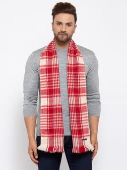 513 - Mens Acrylic Winter Wear Warm Checkered Muffler