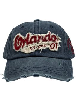 The Tie Hub - Navy Blue Mens Orlando Snapback Baseball Cap