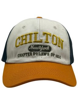 The Tie Hub - Yellow & Grey Mens Chilton Snapback Baseball Cap