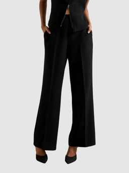 Forever New - Black Marissa Petite Wide Leg Trouser