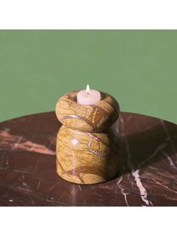 Muun Home - Brown Astra Tea Light Candle Holder